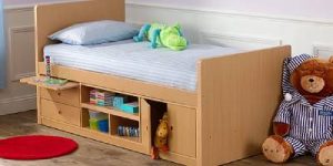 toddler bed with storage